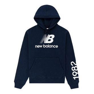 New Balance Mens Made in USA Heritage Hoodie in Blue Cotton, size Medium