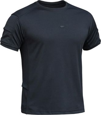 Generic Quick-Drying Tactical T-Shirt Quick Dry Performance Tactical for Men Casual T-Shirts (Black,M)