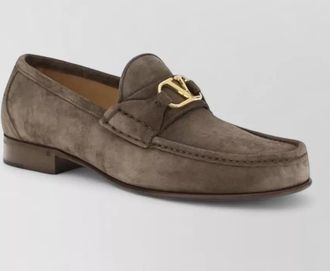 Valentino Garavani calf leather slip-on loafers