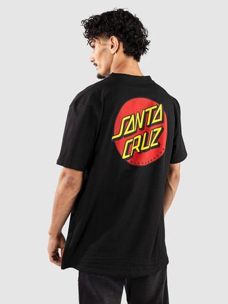 Santa Cruz Classic Dot Chest T-Shirt nero