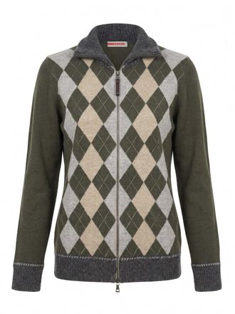 Prada Linea Rossa Full Zip Cardigan
