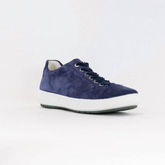 Ara Womens Alexandria Lace Up Sneaker In Indigo