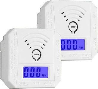 OEM Detector De Mon&oacute;xido De Carbono, Detector De Alarma De Gas Co, Sensor De Co Con Pantalla Digital Led Para El Hogar Y El Almac&eacute;n, Funciona Con Pilas