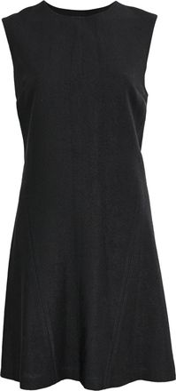 Alexander Wang Black Pleated Mini A-line Dress in Black Polyester