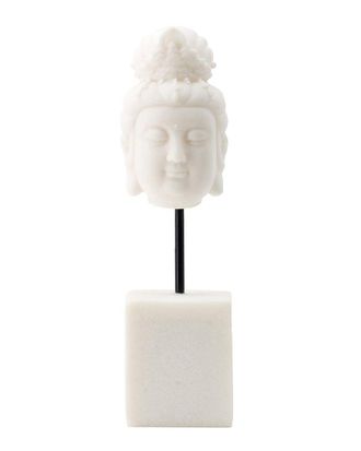 A&B Home Discontinued A&B Home Buddha Head Sculpture On Stand