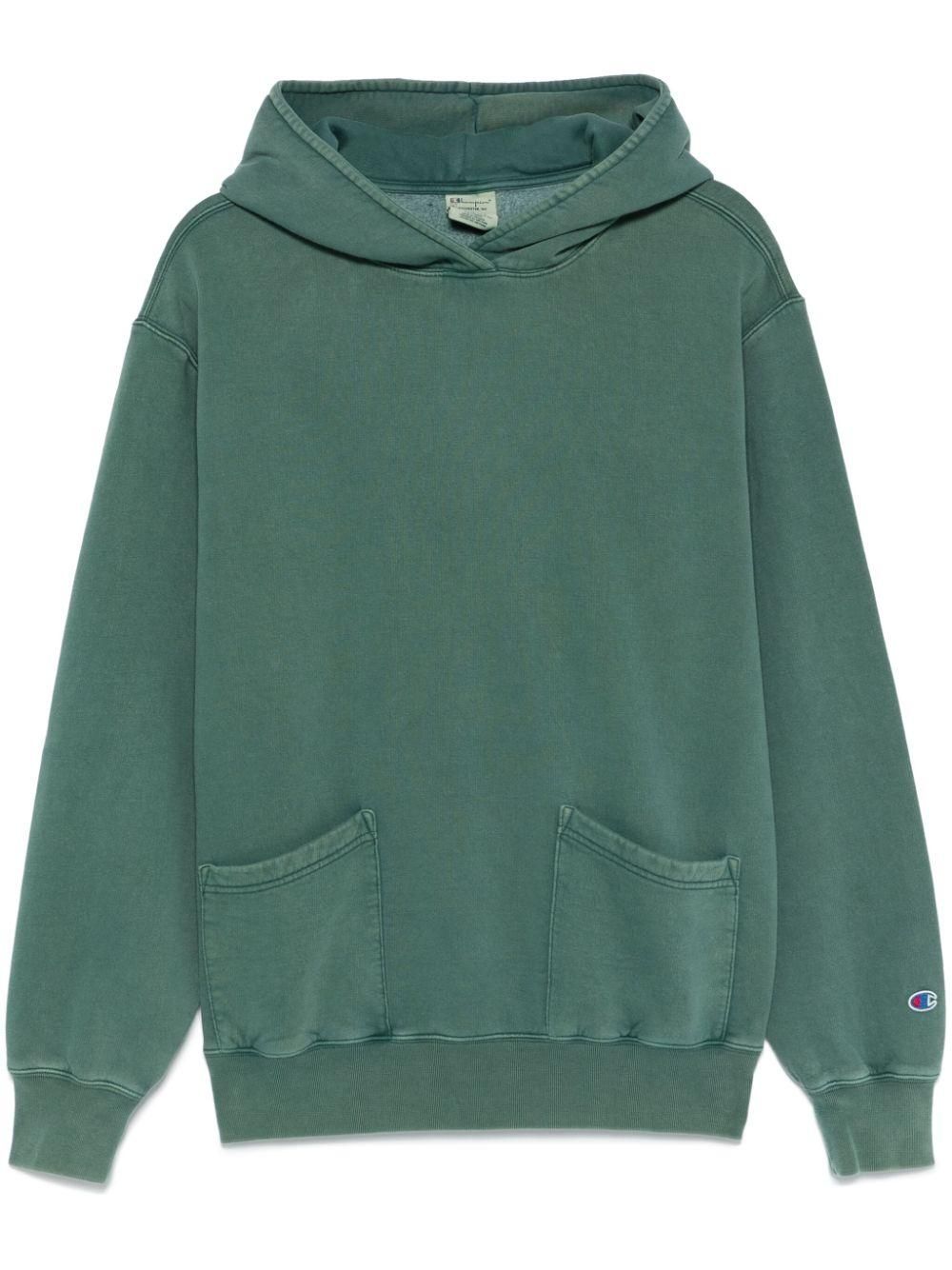 Champion sweater dark green femme best sale