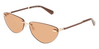 Calvin Klein Jeans CKJ25208S 721 Womens Sunglasses Gold Size 63