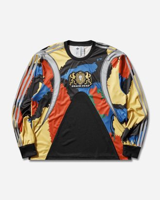 adidas Brain Dead Longsleeve Jersey Black / Yellow