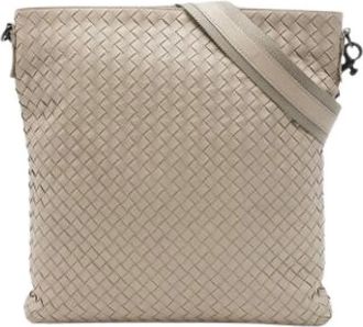 Bottega Veneta Borsa a tracolla in pelle intrecciata Pre-owned - - Pre-owned - Donna - Beige - ONE SIZE