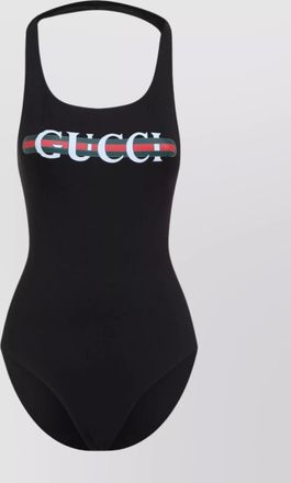 Gucci logo one piece swimsuit