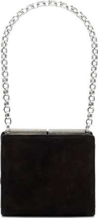 Bottega Veneta 20th Century Suede Frame Clutch on Chain handbag - Bruin