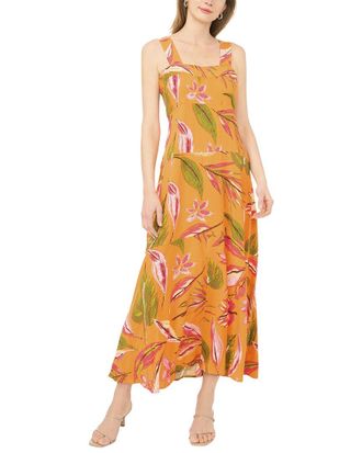 Vince Camuto Smocked Back Maxi Dress