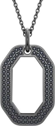 Swarovski Ketting met Hanger Dextera Octagon Zwart 5651703 - unisex - Kettingen - Zwart - ONE Size - Accessoires