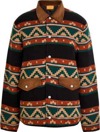 Guest In Residence Western Industry Quilted Wool and Cashmere-blend Jacket - Black - S (UK8-10 / S)