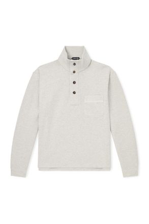 Tom Ford Cotton, Silk and Cashmere-Blend Sweatshirt