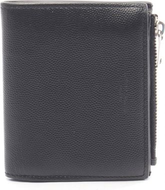 Saint Laurent Black Leather Wallet (Bi-Fold) (Pre-Owned)
