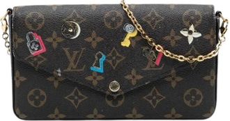 Louis Vuitton Pre-owned Cross Body Bags, female, Brown, Size: ONE SIZE Pre-owned Vintage Canvas Cross Body Bag