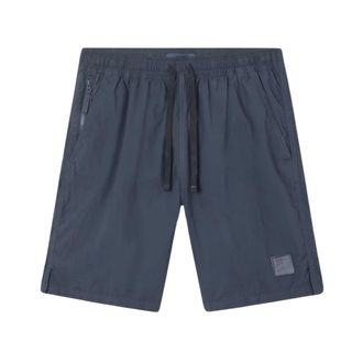 Stone Island Casual Shorts, male, Blue, Size: XL Nylon Smerigliato Shorts