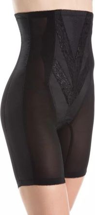 Rago Extra Firm High Waist Long Leg Shaper with Side Zipper in Black at Nordstrom, Size 28