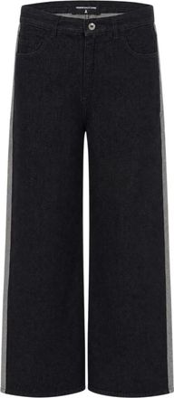 Patrizia Pepe Wide Jeans - Dames - Loose Fit Jeans - Zwart - W26 - Katoen - Jeans