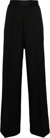 Stockholm Surfboard Club logo-waistband trousers - women - Recycled Polyester - S - Black