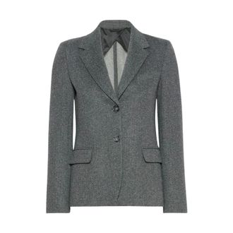 Max Mara Blazer Feroce - Jackets - Mujer - Gris - XS