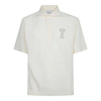 Ami Polo Shirts, male, Beige, Size: XL Ami T-shirts and Polos