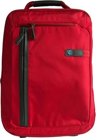 Piquadro Zachte Trolley Koffer Rood Unisex - Dames - Handbagage koffer - Rood - ONE Size - Nylon - Koffers