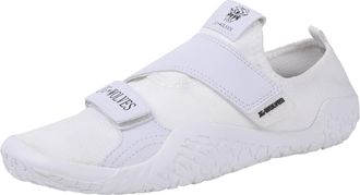 Generic Squat Footwear for Men Women Professional Powerlifting Deadlifting Training Shoes Non-Slip Flat Weightlifting Deadlift Athletic Trainers,White,3.5 UK