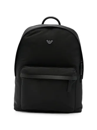 Emporio Armani Backpack Front Pocket Black Beauty