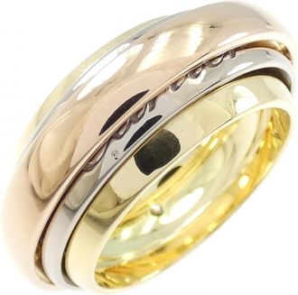 Cartier Trinity Pink White Yellow Band Ring (Pre-Owned)