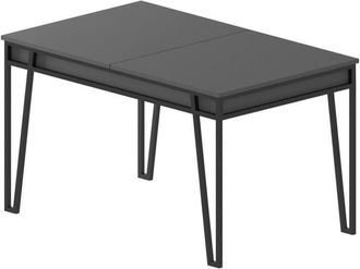 Dmora Mesa Extensible Nestor, Extensible, 80x170x76h cm Negro Antracita