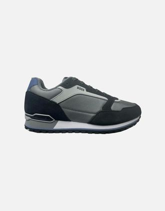 HUGO BOSS Mens Hugo Boss Mens Medium Grey Parkour runn Trainers - Black - Size: 11