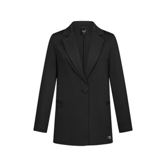 19V69 Womens Blazer Black ZOE Viscose - Size X-Large