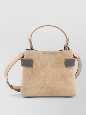 Brunello Cucinelli shoulder bucket bag adjustable strap top handle