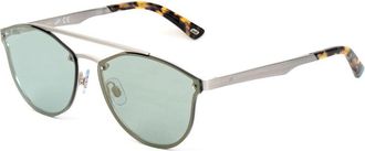 Web Eyewear Silver Metal Sunglasses