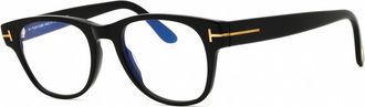 Tom Ford Blue Light Block Square Mens Eyeglasses FT5898-B 001 52