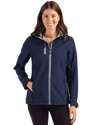 Clique Telemark Eco Stretch Softshell Full Zip Womens Hooded Jacket
