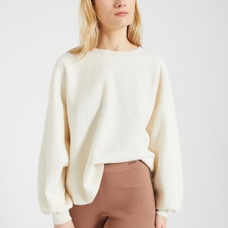 American Vintage Sweater met ronde hals en lange mouwen BOBYPARK