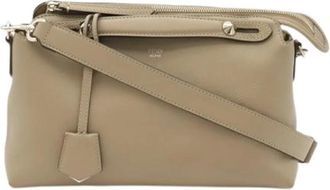 Fendi Pre-owned Shoulder Bag - Dames - Vintage Schoudertas - Beige - ONE Size - Leer - Vintage