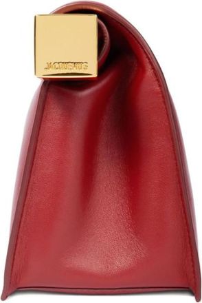 Jacquemus Red Rond Carre Clutch