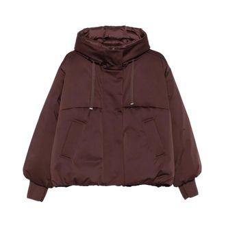 Duno Chaqueta corta acolchada Giada - Jackets - Mujer - Marr&oacute;n - S