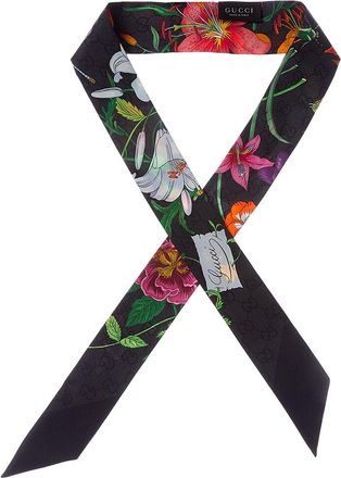 Gucci Gg Silk Scarf