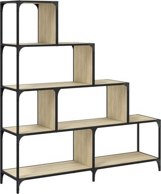 vidaXL Librer&iacute;a Con 4 Pelda&ntilde;os Madera Roble Sonoma 139x33,5x149 Cm Vidaxl