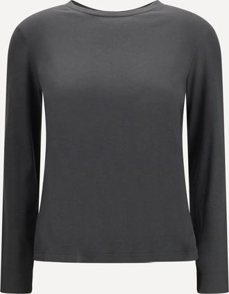 Max Mara T-shirt Fumetto con logo ricamato Woman XL