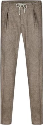 Profuomo Elegante Slim-fit Broek - Heren - Slim Fit Broeken - Bruin - 3XL - Broeken