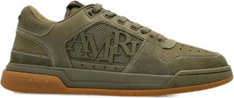 Amiri Sneakers in Pelle con Suola in Gomma e Dettagli in Camoscio Perforato - - Shoes - Uomo - Verde - 42 EU