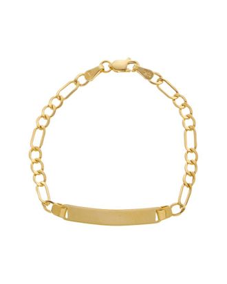 Italian Gold, Inc 10K 3.65Mm Figaro Bracelet