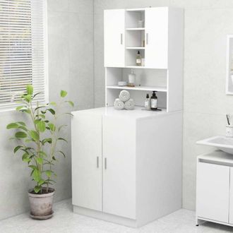 vidaXL Furniture Limited - Mueble De Lavadora Blanco
