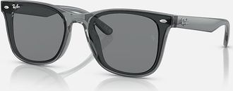Ray-Ban Dark Grey Square Unisex Sunglasses RB4391D 645087 65
